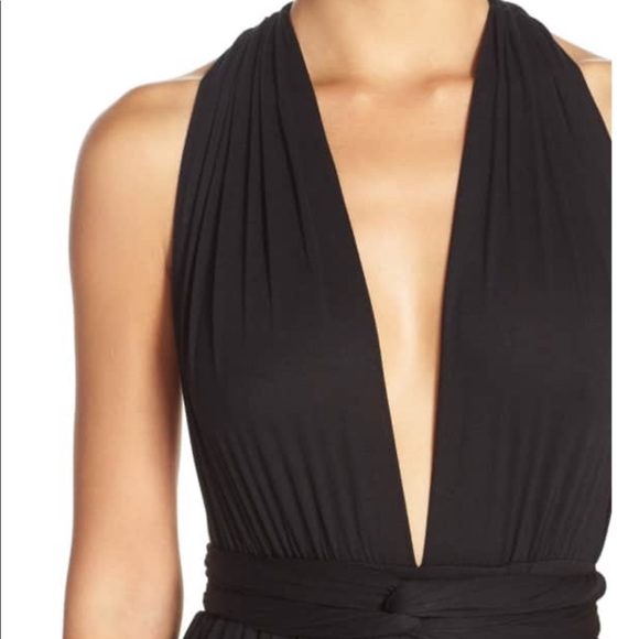 Elan Romper with multiple ways to tie stretchy new - Picture 4 of 8